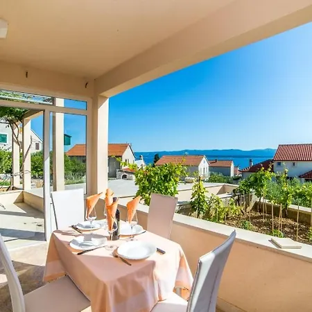 Apartment In With Sea View, Terrace, Air Conditioning, Wifi 3739-2 Bol